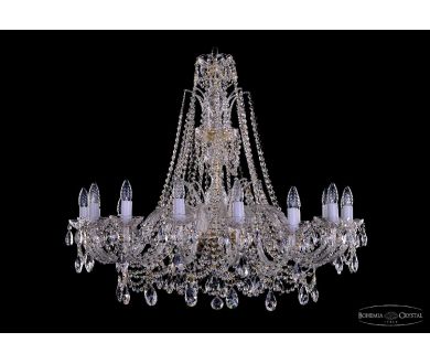 Подвесная люстра Bohemia Ivele Crystal 1411/16/360/XL-87 G