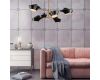 Подвесная люстра Lumina Deco Romina LDP 6037-6 BK+GD