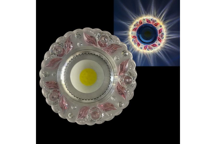 Встраиваемый светильник Reluce 42236-9.0-001PL MR16+LED3W CL/PK