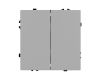 Выключатель звонковый 2 кл софт-тач никель Arlight SWT-MKR2-SFPL-IS (250V, 10A) 061786(1)