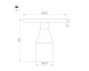 Настольная лампа Arlight SP-CROOD-TAB-R22.5x24-7W Warm3200-MIX (BG-BG, 140 deg, 230V) (IP20, Травертин) 061770