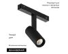 Трековый магнитный светильник Arlight MAG-VIBE-SPOT-R35-8W Day4000-MIX (BK, 24 deg, 48V, TUYA Zigbee) 044168
