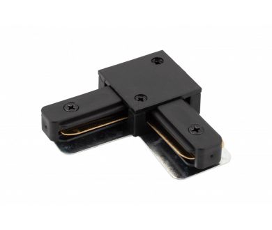 Коннектор L-образный Denkirs DK Track Black TR1102-BK