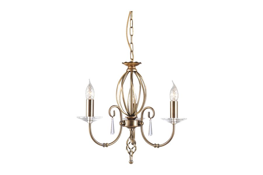 Подвесная люстра Elstead Lighting AG3-AGED-BRASS