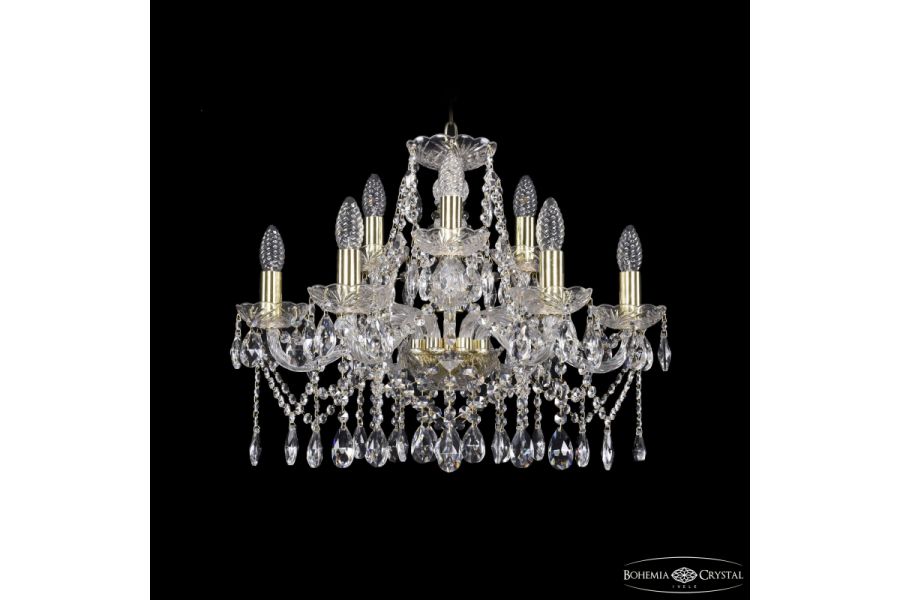 Подвесная люстра Bohemia Ivele Crystal 1413/6+3/200 G