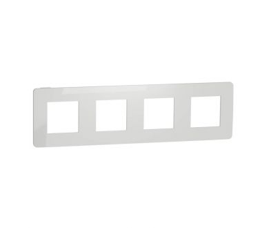 Рамка 4-постовая Schneider Electric Unica New NU280818