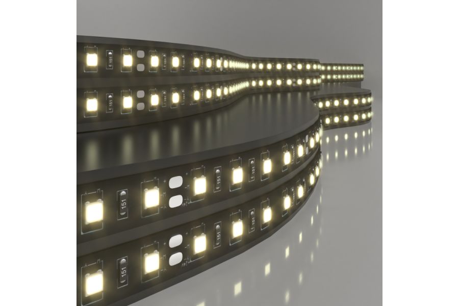 Светодиодная лента Elektrostandard 24V 14,4W 60Led 5050 IP20 теплый белый, Black, 5м 4690389172168
