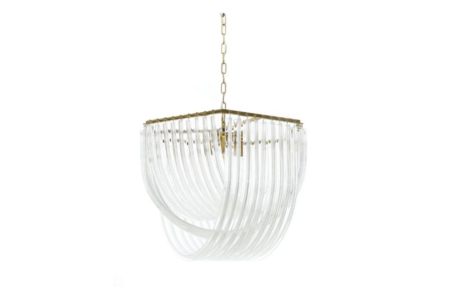 Подвесная люстра Lumina Deco Weddini LDP 6001-600 GD+CL