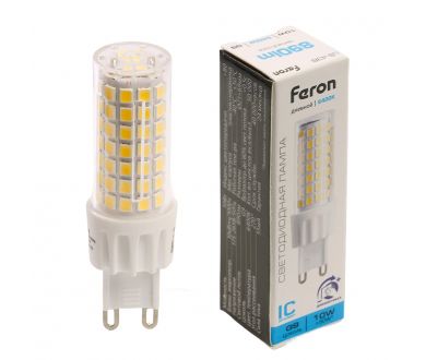 Купить Лампа светодиодная диммируемая Feron LB-438 G9 10W 6400K 51743 Лампа светодиодная диммируемая Feron LB-438 G9 10W 6400K 51743