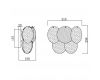 Настенный светильник iLamp Rivoli W15617-2 CR+MULT