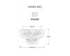 Потолочная люстра Arte Lamp Ella A1054PL-9GO