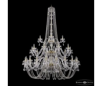 Подвесная люстра Bohemia Ivele Crystal 1402/20+10+5/530/h-206/3d G