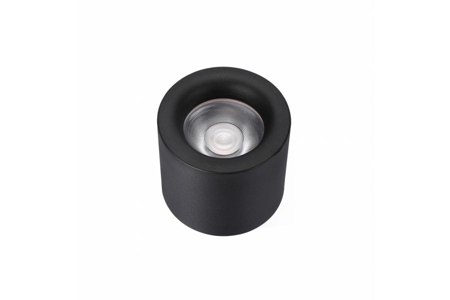 Накладной светильник iLedex Metrica 113-12W-D100-3000K-24DG-BK