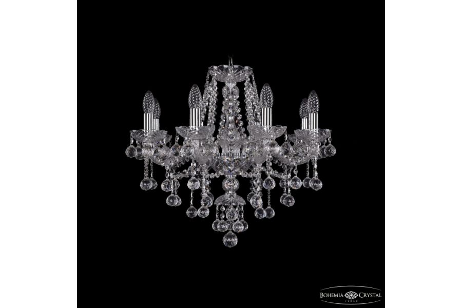 Подвесная люстра Bohemia Ivele Crystal 1415/8/200 Ni Balls