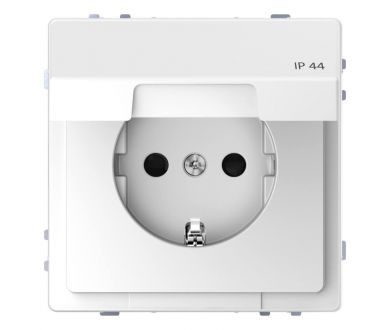 Розетка Schneider Electric Merten D-Life 16A с/з и крышкой MTN2314-6035