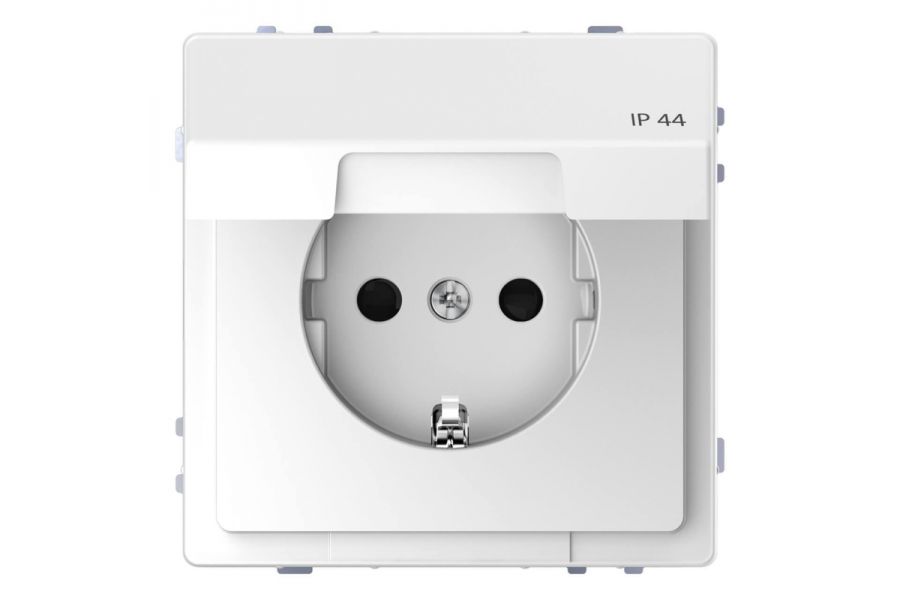 Розетка Schneider Electric Merten D-Life 16A с/з и крышкой MTN2314-6035