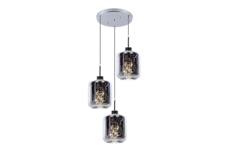 Подвесная люстра Lumina Deco Alacosmo LDP 6811-3 RD CHR