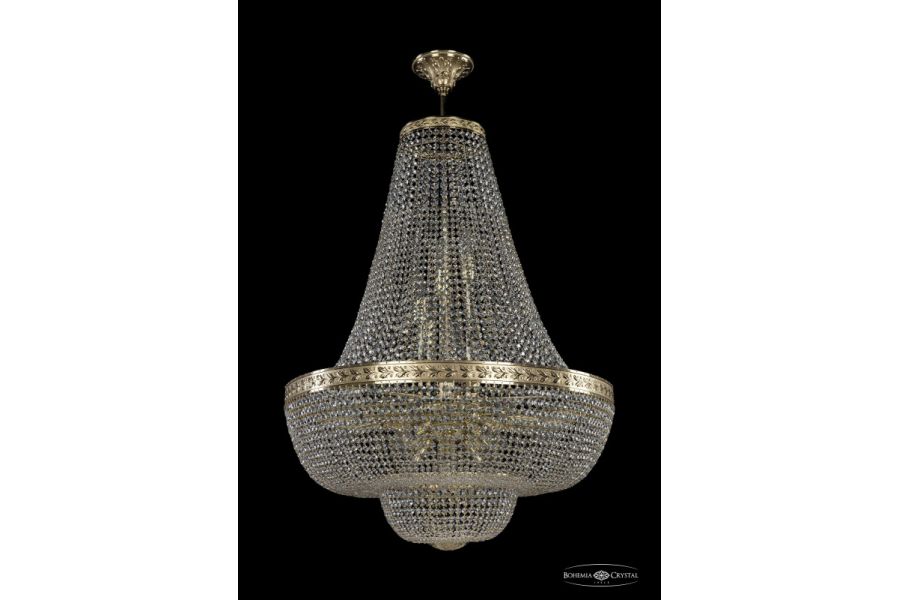 Люстра на штанге Bohemia Ivele Crystal 19091/H2/70IV G