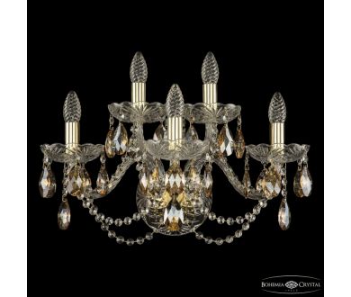 Купить Бра Bohemia Ivele Crystal 1402B/3+2/195/XL G K721 Бра Bohemia Ivele Crystal 1402B/3+2/195/XL G K721