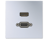 Розетка HDMI/VGA Jung MAAL1173
