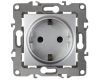 Розетка 2P+E Schuko со шторками Эра 12-2102-03 Б0014689