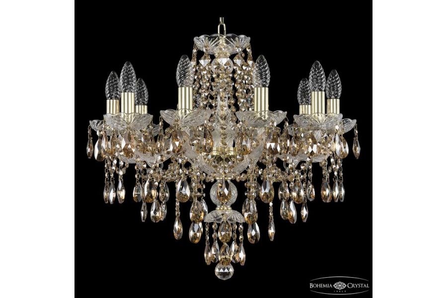 Подвесная люстра Bohemia Ivele Crystal 1415/10/200 G R721