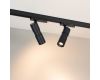 Трековый трехфазный светильник Arlight LGD-ARTEMIS-TRACK-4TR-R55-12W Warm3000 (BK, 8-80 deg, 230V, DALI) 057690