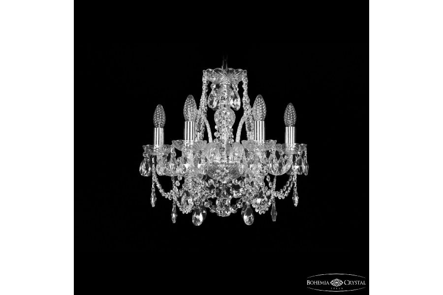 Подвесная люстра Bohemia Ivele Crystal 1411/6/141 Ni