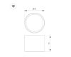 Накладной светильник Arlight SP-BISCOTTO-R90-8W Warm3300-MIX (BK-GD, 80 deg, 230V) 055025