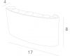 Уличный настенный светильник Arte Lamp Bosto A3722AL-2BK