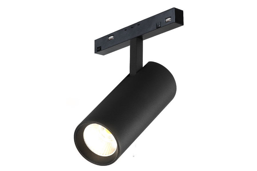 Трековый магнитный светильник iLedex Vision 4822-007-D75-30W-38DG-3000K-BK