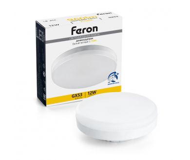 Светодиодная диммируемая лампа Feron LB-456 GX53 12W 2700K 51064
