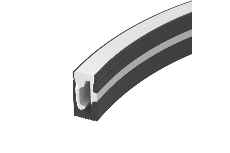 Силиконовый профиль Arlight WPH-FLEX-0612-SIDE-S8-5m BLACK 045782