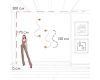 Настенный светильник Loft IT Thread 10388W Brass