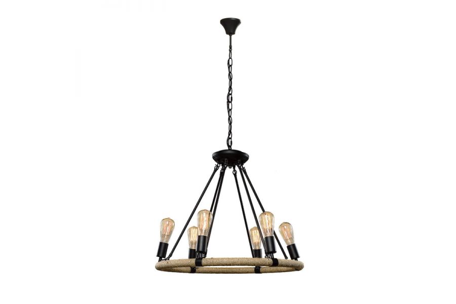 Подвесная люстра LOFT IT Rope filament Loft1861/6