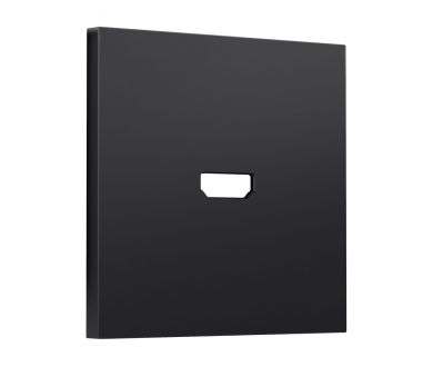 Лицевая панель SIGMA (Черный матовый) для HDMI розетки QUANT PRO Ambrella Volt SP8140