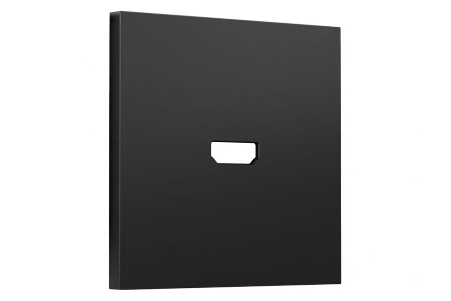 Лицевая панель SIGMA (Черный матовый) для HDMI розетки QUANT PRO Ambrella Volt SP8140