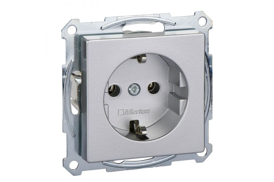 Розетка Schneider Electric Merten M-Plan 16A с/з без шторок MTN2301-0460