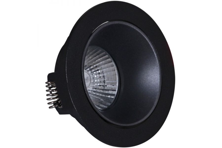 Встраиваемый светильник Reluce 16085-9.0-001PT MR16 BK+DARK GR