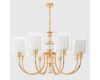 Подвесная люстра Crystal Lux ELENA SP8 GOLD