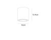 Уличный потолочный светильник Arte Lamp Torcular A1813PF-1BK