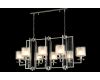 Подвесная люстра Crystal Lux Nicolas NICOLAS SP8 L1000 GOLD/WHITE