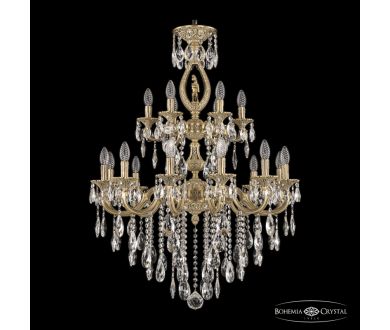 Подвесная люстра Bohemia Ivele Crystal Verona 72401/12+6/250/2d B FP FH1M