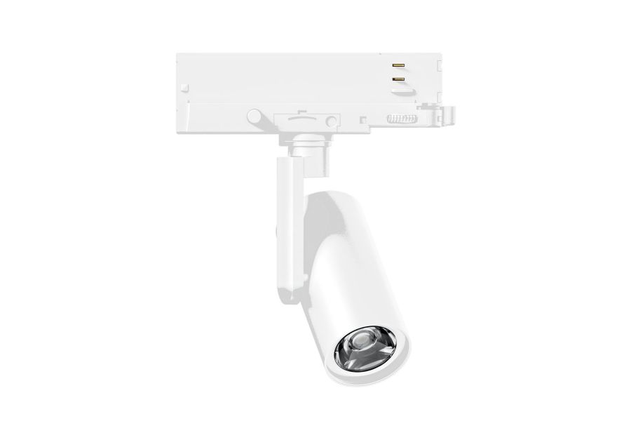 Трековый трехфазный светильник Arlight LGD-ARTIFACT-4TR-R65-18W Warm3000-MIX (WH, 20 deg, DALI, 230V) (IP20 Металл) 057111