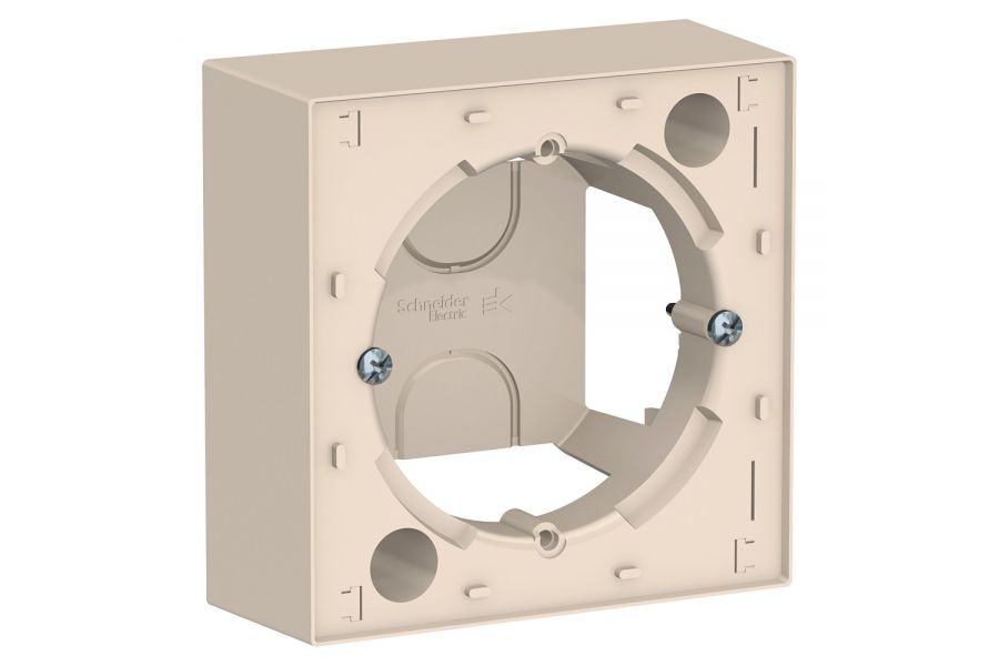 Коробка для наружного монтажа Systeme Electric AtlasDesign Беж ATN000200