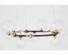 Подвесная люстра Lumina Deco LDP 7033-15 BK+CL