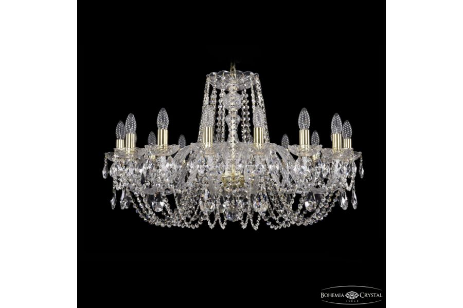 Подвесная люстра Bohemia Ivele Crystal 1402/16/300 G
