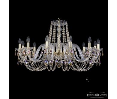 Подвесная люстра Bohemia Ivele Crystal 1402/12/360 G R801