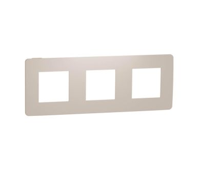 Рамка 3-постовая Schneider Electric Unica New NU280644