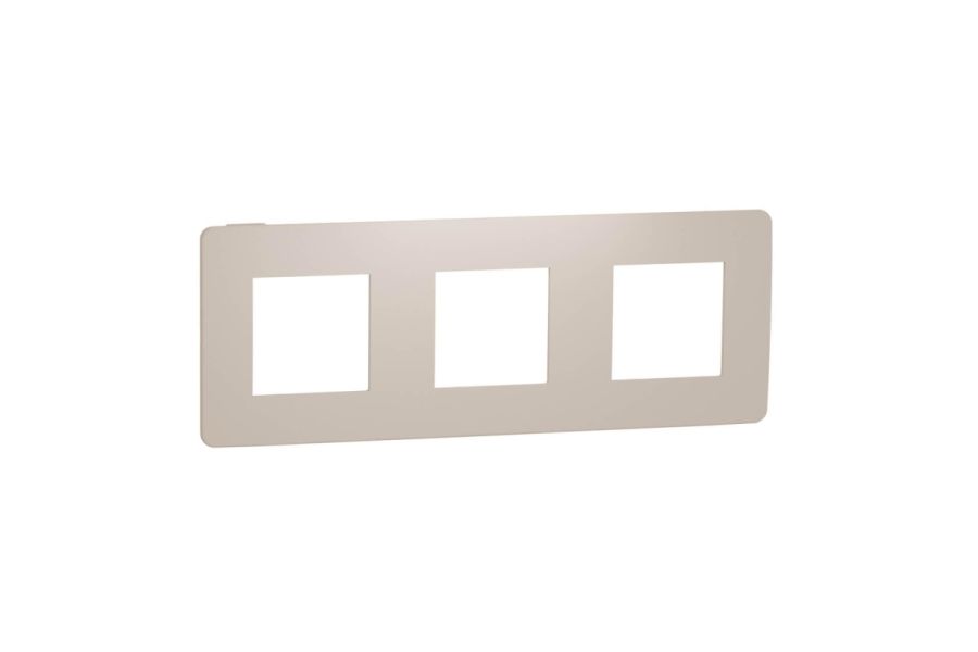 Рамка 3-постовая Schneider Electric Unica New NU280644